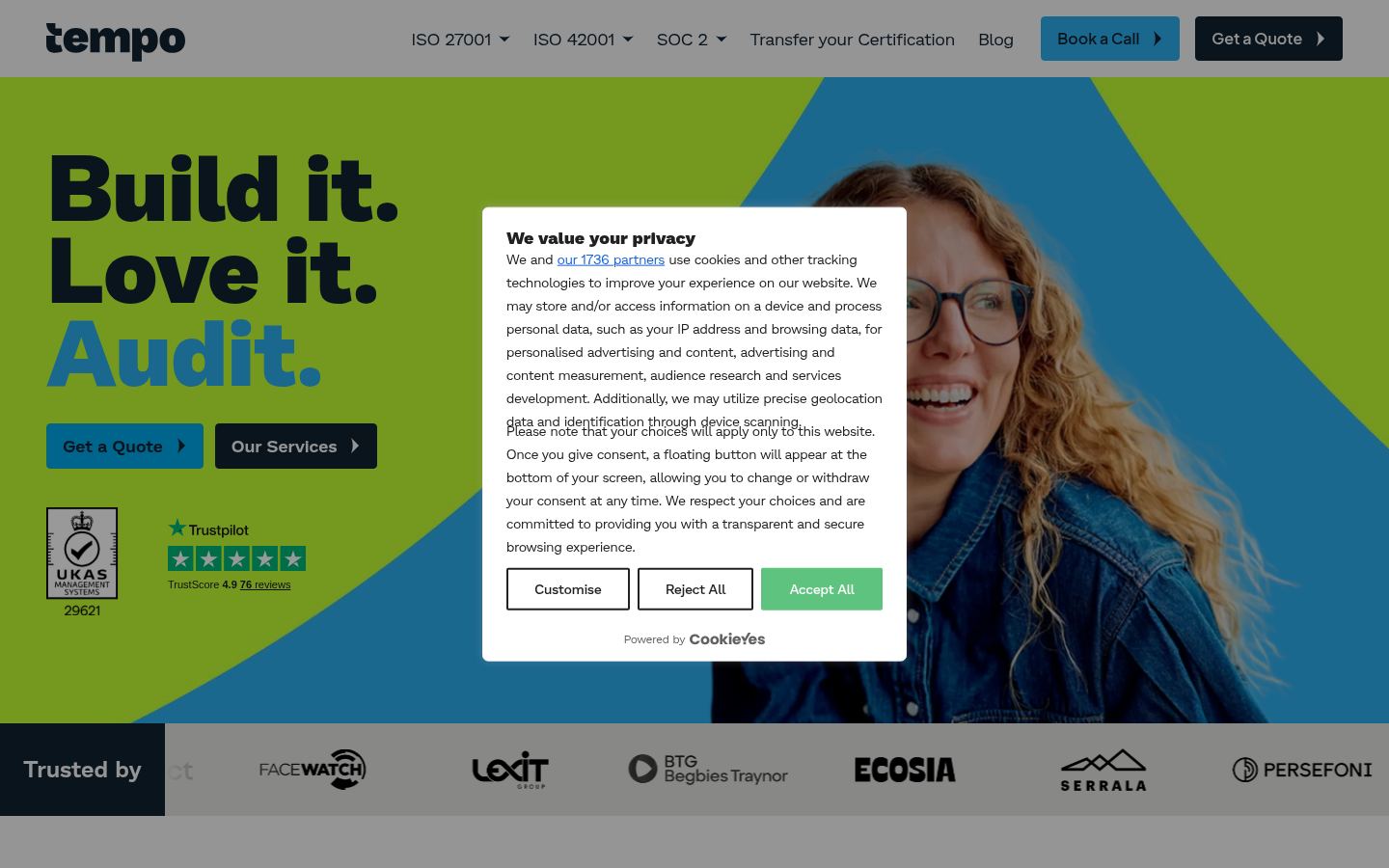 Tempo &middot; HOMEPAGE_SCREENSHOT