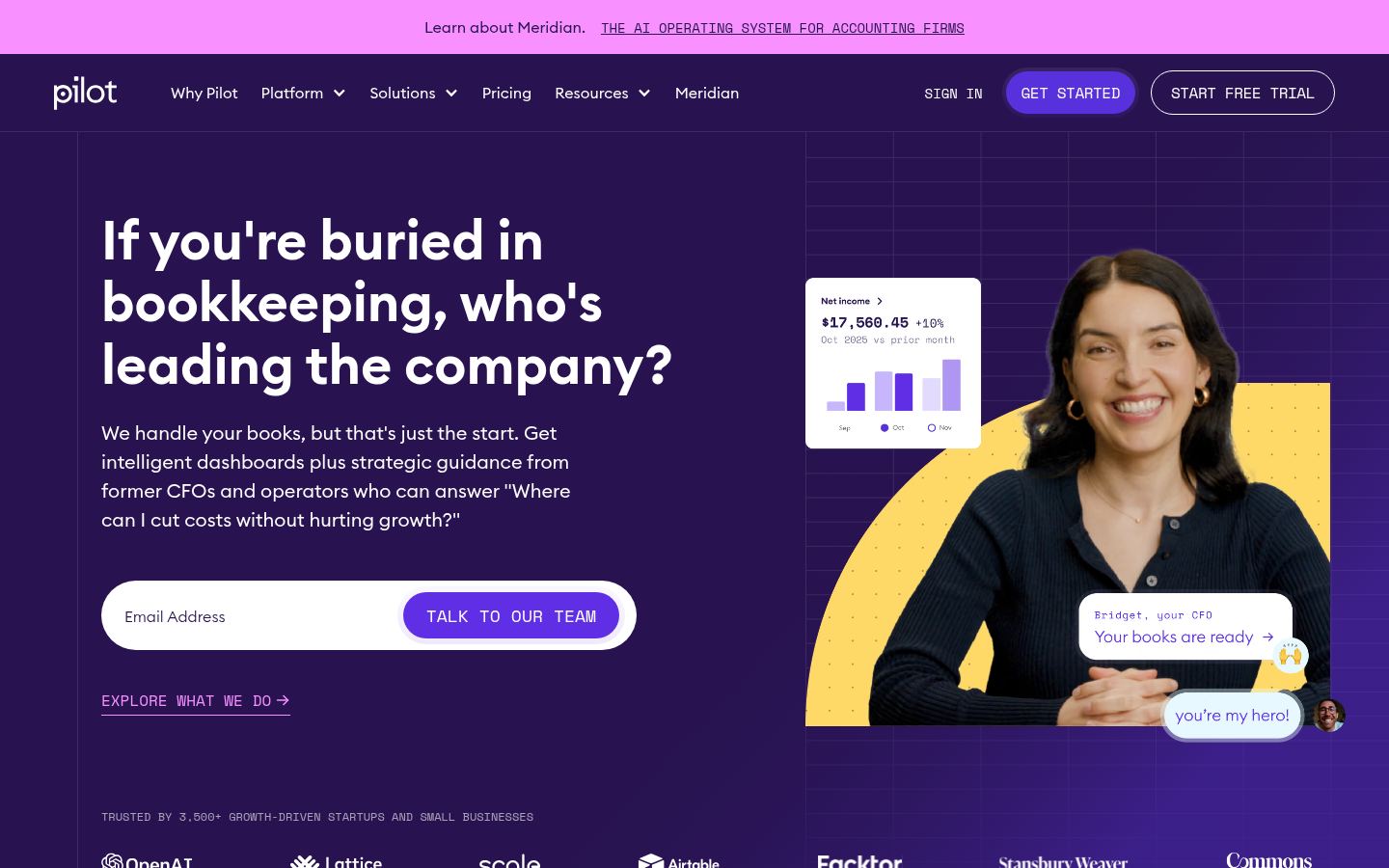 Pilot &middot; HOMEPAGE_SCREENSHOT