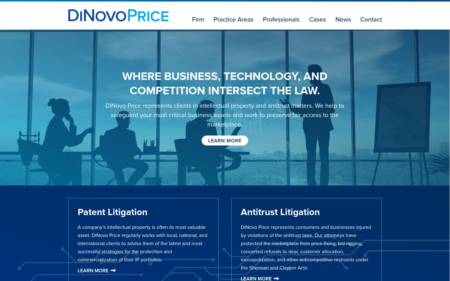 DiNovo Price LLP · HOMEPAGE_SCREENSHOT